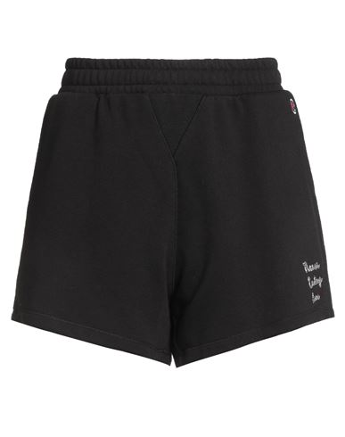 Champion Woman Shorts & Bermuda Shorts Black Size L Cotton, Polyester In Black