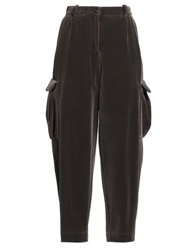 Rrd Woman Pants Brown Size 8 Polyamide, Elastane In Black
