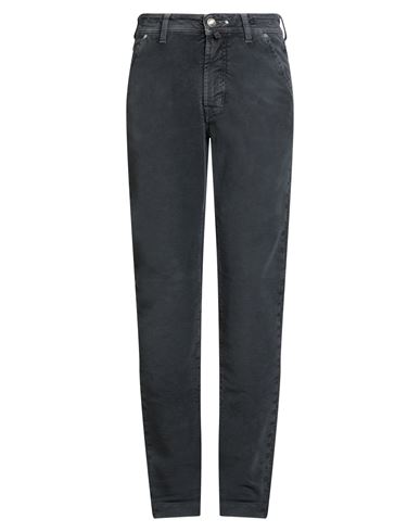 Jacob Cohёn Man Pants Charcoal Size 33 Cotton In Blue