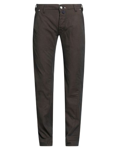 Jacob Cohёn Man Pants Chocolate Brown Size 32 Cotton, Elastane In Multi