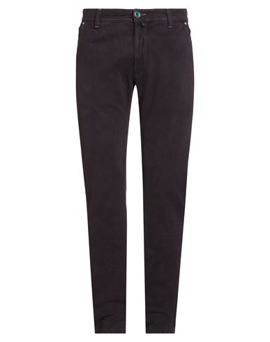 Jacob Cohёn Man Pants Plum Size 34 Cotton In Brown