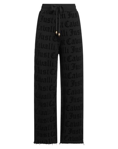 Just Cavalli Woman Pants Black Size L Cotton