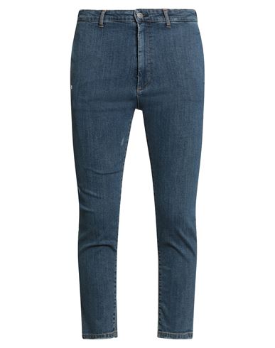 Grey Daniele Alessandrini Man Jeans Blue Size 32 Cotton, Elastane In Blue