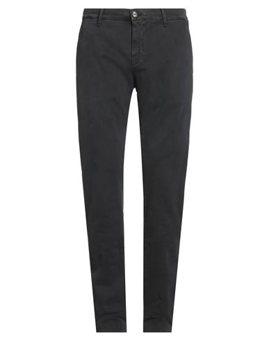 Moorer Man Pants Charcoal Size 35 Cotton, Elastane In Gray
