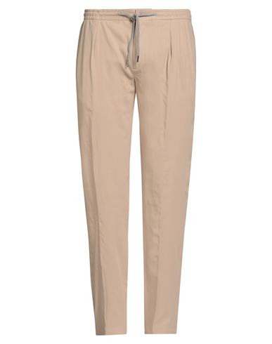 Hackett Man Pants Beige Size 34 Lyocell In Brown