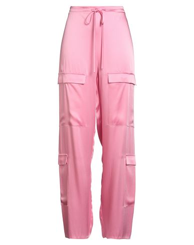 Lapointe Woman Pants Pink Size S Acetate, Viscose In Pink