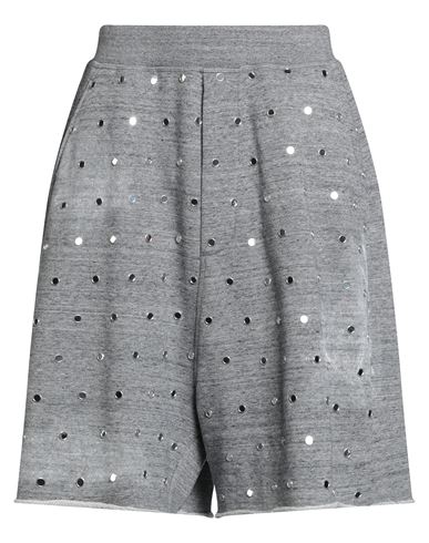 Dsquared2 Man Shorts & Bermuda Shorts Grey Size L Cotton In Gray