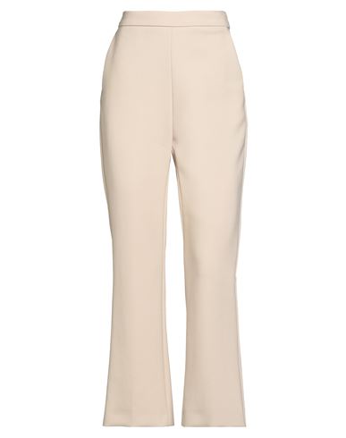 Max Mara Woman Pants Sand Size 8 Virgin Wool, Elastane In Neutral