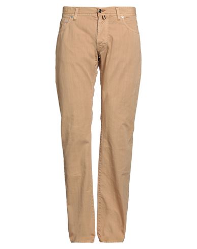 Jacob Cohёn Man Jeans Camel Size 34 Cotton In Brown