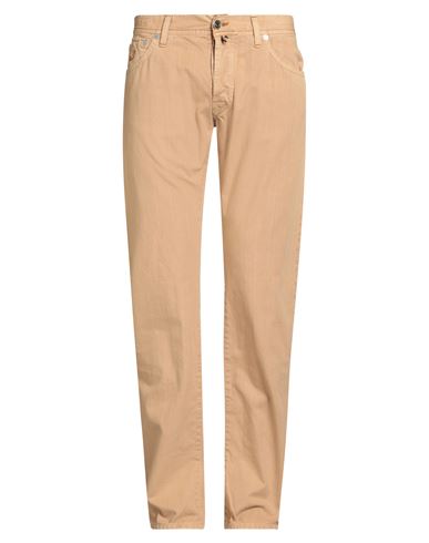 Jacob Cohёn Man Jeans Camel Size 34 Cotton In Brown
