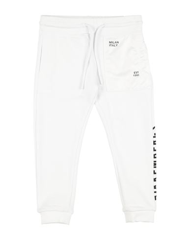 Bikkembergs Toddler Boy Pants White Size 4 Cotton, Polyester In Black