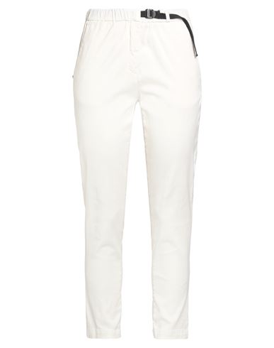 White Sand Woman Pants White Size 4 Tencel, Cotton, Elastane In Multi