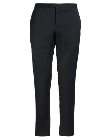 Manuel Ritz Evening Man Pants Midnight Blue Size 36 Polyester, Virgin Wool, Elastane In Blue