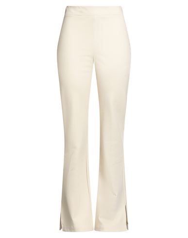 Jucca Woman Pants Cream Size 8 Viscose, Polyamide, Elastane In Neutral