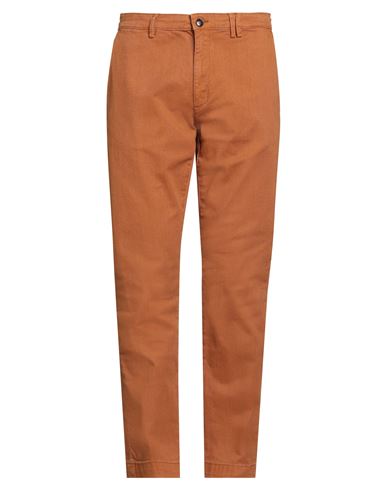 Liu •jo Man Man Pants Rust Size 36 Cotton, Polyester, Elastane In Brown