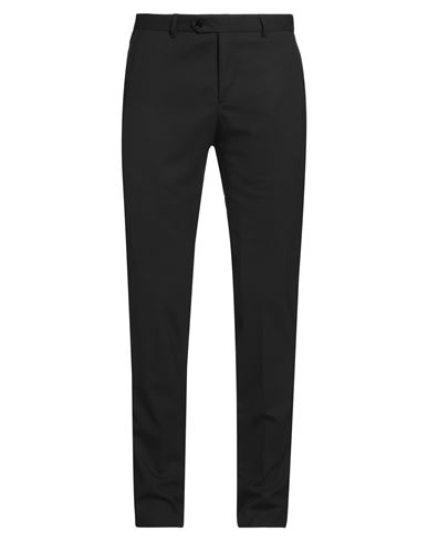 Manuel Ritz Evening Man Pants Black Size 34 Polyester, Wool, Elastane In Black
