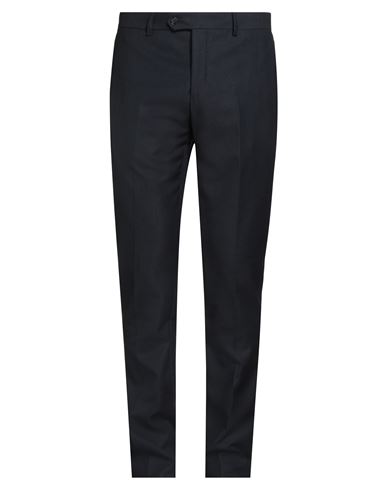 Manuel Ritz Evening Man Pants Midnight Blue Size 36 Polyester, Viscose, Elastane In Black