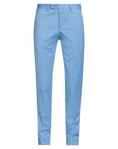 Manuel Ritz Evening Man Pants Light Blue Size 36 Virgin Wool In Blue