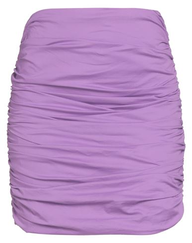 Giuseppe Di Morabito Woman Mini Skirt Purple Size 4 Cotton In Purple