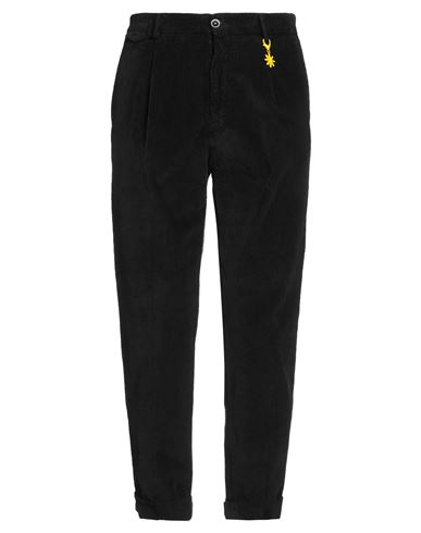Manuel Ritz Man Pants Black Size 38 Cotton, Lyocell, Elastane In Black