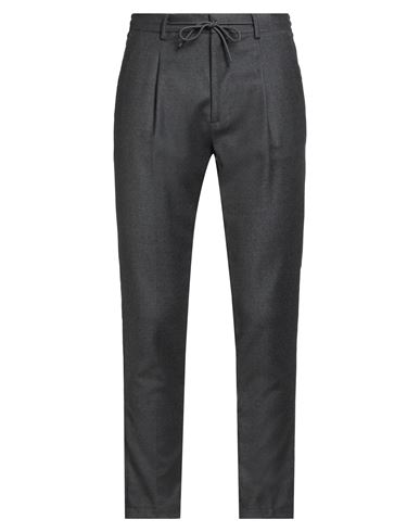 Manuel Ritz Man Pants Charcoal Size 38 Viscose, Polyamide, Elastane In Gray
