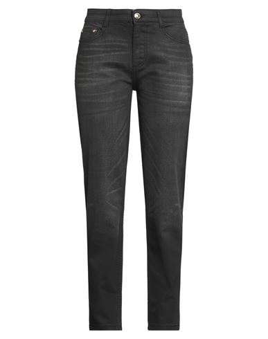 Just Cavalli Woman Jeans Black Size 32 Cotton, Polyester, Elastane In Black