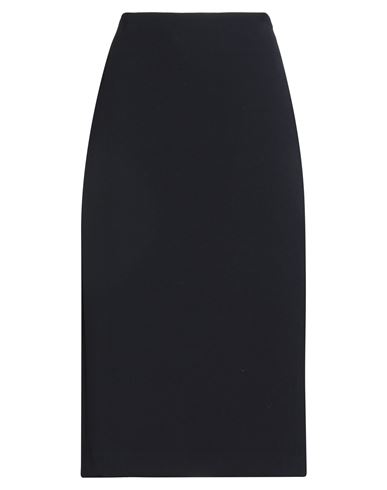 Peserico Woman Midi Skirt Midnight Blue Size 6 Polyester, Viscose, Cotton, Elastane In Blue