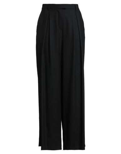 Semicouture Woman Pants Black Size 10 Viscose, Polyamide, Elastane In Black