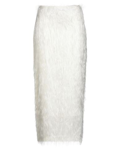 Peserico Easy Woman Maxi Skirt Ivory Size 6 Acetate, Viscose In Multi