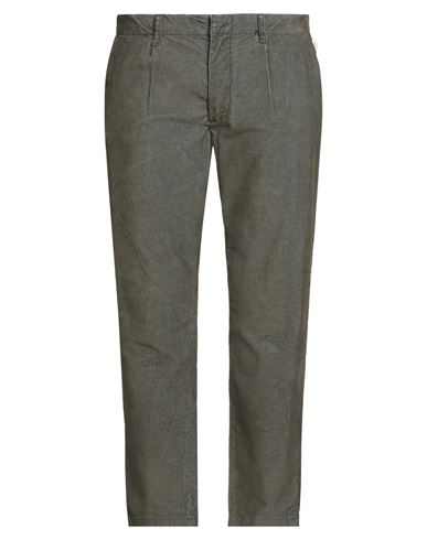 Liu •jo Man Man Pants Military Green Size 38 Cotton, Polyester, Elastane In Gray