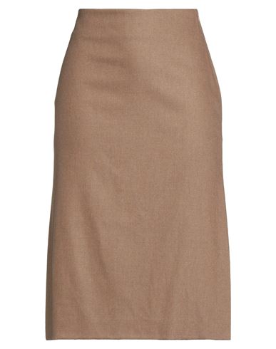 Falda midi Mujer Camel 38 Mujer