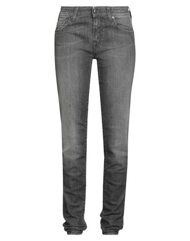 Jacob Cohёn Woman Jeans Charcoal Size 27 Cotton, Elastane In Gray