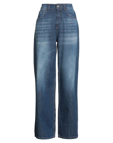 Motel Woman Jeans Blue Size M Cotton