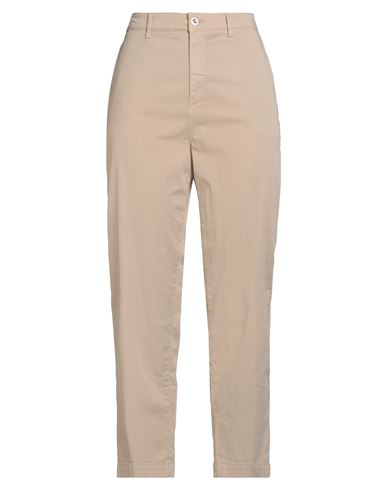 Re-hash Re_hash Woman Pants Beige Size 31 Cotton, Lyocell, Elastane In Neutral