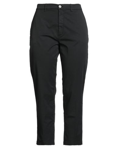 Re-hash Re_hash Woman Pants Black Size 32 Cotton, Lyocell, Elastane