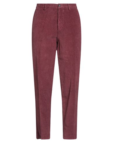 Berwich Woman Pants Garnet Size 8 Cotton, Elastane In Red