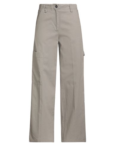 Kartika Woman Pants Grey Size 8 Cotton In Gray