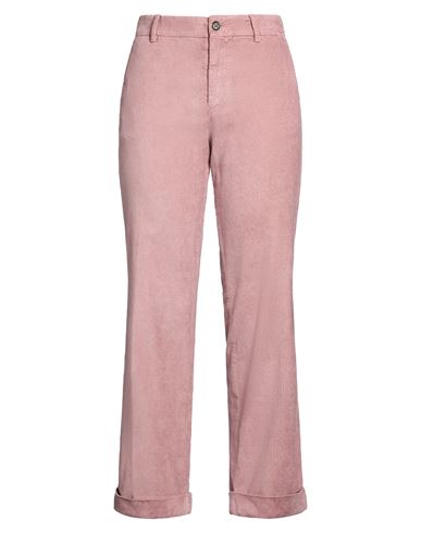 Berwich Woman Pants Antique Rose Size 0 Cotton, Viscose, Elastane In Pink