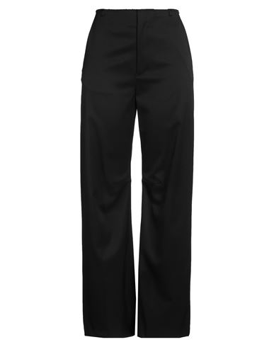 Mm6 Maison Margiela Woman Pants Black Size 6 Polyester, Virgin Wool, Elastane In Black