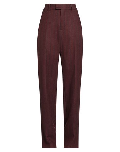 Berwich Woman Pants Chocolate Brown Size 4 Virgin Wool In Multi