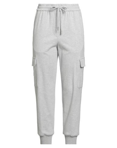 Peserico Woman Pants Grey Size 6 Cotton, Virgin Wool In White