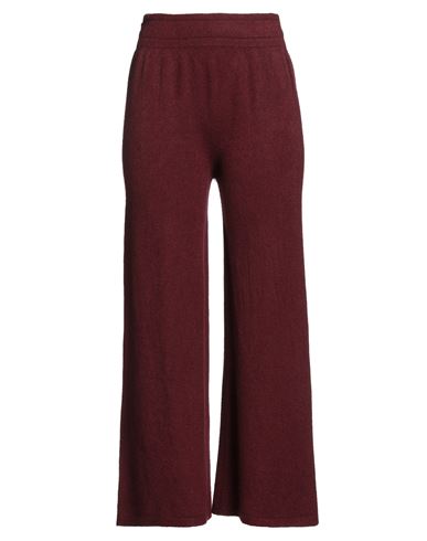 Haveone Woman Pants Burgundy Size Onesize Viscose, Polyester, Polyamide In Burgundy