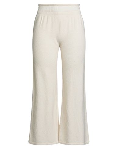 Haveone Woman Pants Cream Size Onesize Viscose, Polyester, Polyamide In White