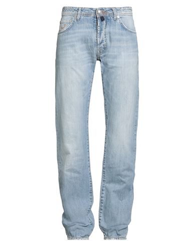 Jacob Cohёn Man Jeans Blue Size 33 Cotton In Multi