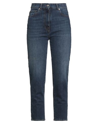 Peserico Woman Jeans Blue Size 6 Cotton, Elastane In Blue