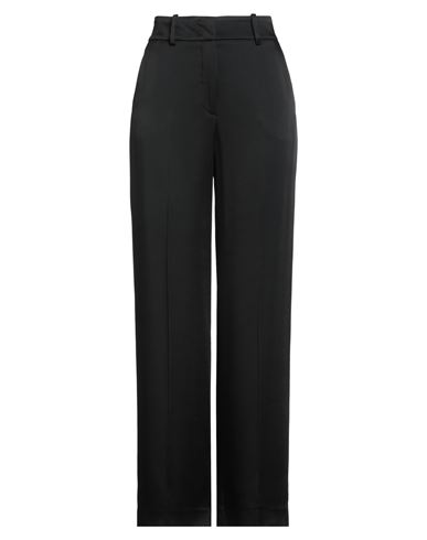 Peserico Easy Woman Pants Black Size 10 Acetate, Viscose In Black