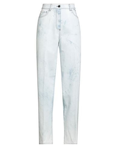 Peserico Easy Woman Jeans Blue Size 6 Cotton, Elastane In Brown
