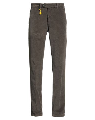 Manuel Ritz Man Pants Dark Brown Size 30 Cotton, Lyocell, Elastane In Brown