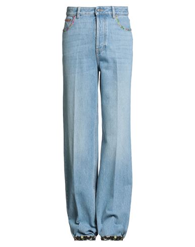 Valentino Garavani Man Jeans Blue Size 31 Cotton In Blue