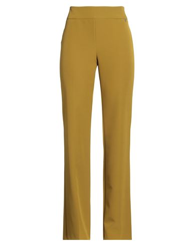 Please N8 Woman Pants Khaki Size L Polyester, Elastane In Brown